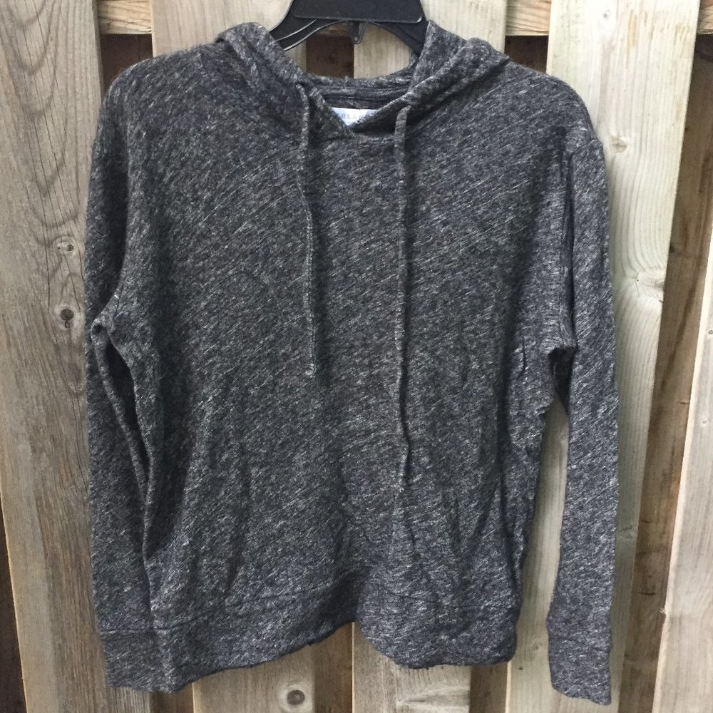 Everlane lightweight grey knit-style hoodie - size S